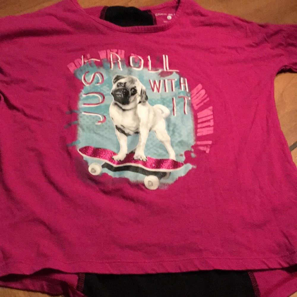 Girls pug shirt